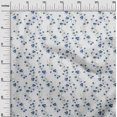 thumbnail image 3 of oneOone Polyester Spandex Medium Blue Fabric Floral Craft Projects Decor Fabric Printed By The Yard 56 Inch Wide, 3 of 4