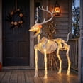thumbnail image 6 of LED Illuminated Deer Skeleton, 60-inch, Halloween Decoration, by Way to Celebrate, 6 of 6