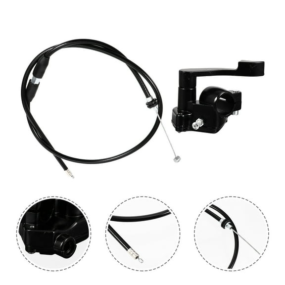 GETAJGHSD Accelerator Cable 1 Set Black Aluminum Motorcycle Throttle Lever Control Assembly For Mechanics