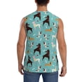 thumbnail image 4 of Daiia Cute Dog Printed Men's Tank Tops,Casual Soft Sleeveless Gym Muscle Shirts Bodybuilding Tee-3X-Large, 4 of 8