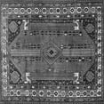 thumbnail image 1 of Ahgly Company Indoor Square Persian Gray Traditional Area Rugs, 4' Square, 1 of 1