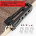 thumbnail image 3 of Edging Cutter,aluminum Alloy Mini Edge Banding Cutter,woodworking Hand Planer With R1 R2 R3 Tungsten Steel Blades, 3 of 4