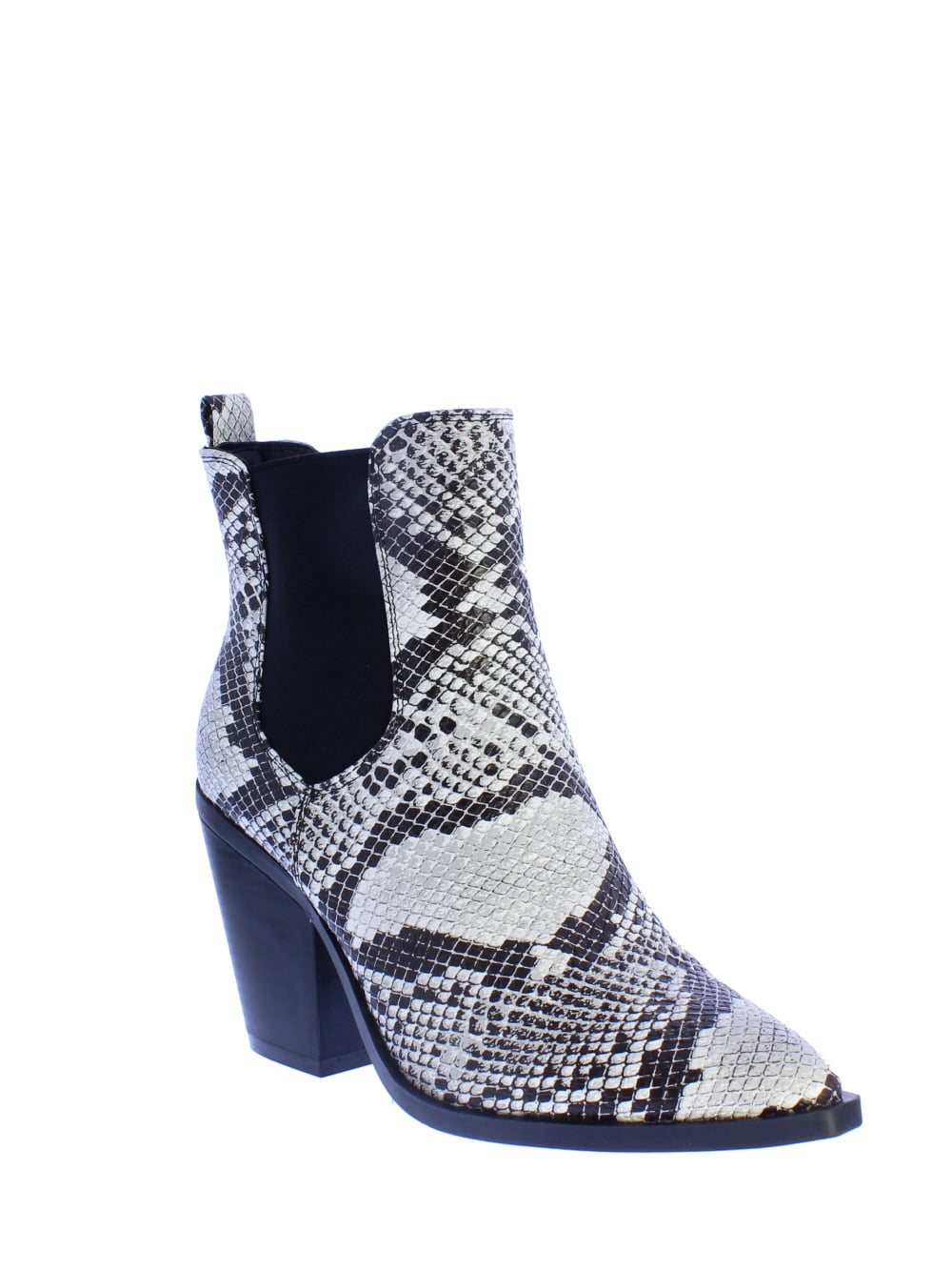 Women Casual Ankle Cowboy Boot in Snake 