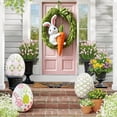 thumbnail image 5 of RKSTN Happy Easter Bunny Door Covers Large Door Banner for front door Party Accessory Door Hanging Decorations Sign Hanging for Easter Party Outdoor Outside Decor (78" X 35"), 5 of 6