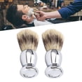 thumbnail image 4 of Pincel de Afeitar, 2 Pezas de Espuma Cepillo de Afeitar Cabello para Hombres, 4 of 7