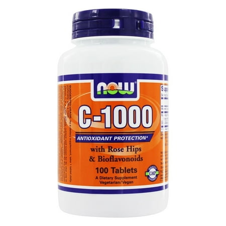 UPC 733739006851 product image for NOW Foods - Vitamin C-1000 with Rose Hips - 100 Tablets | upcitemdb.com