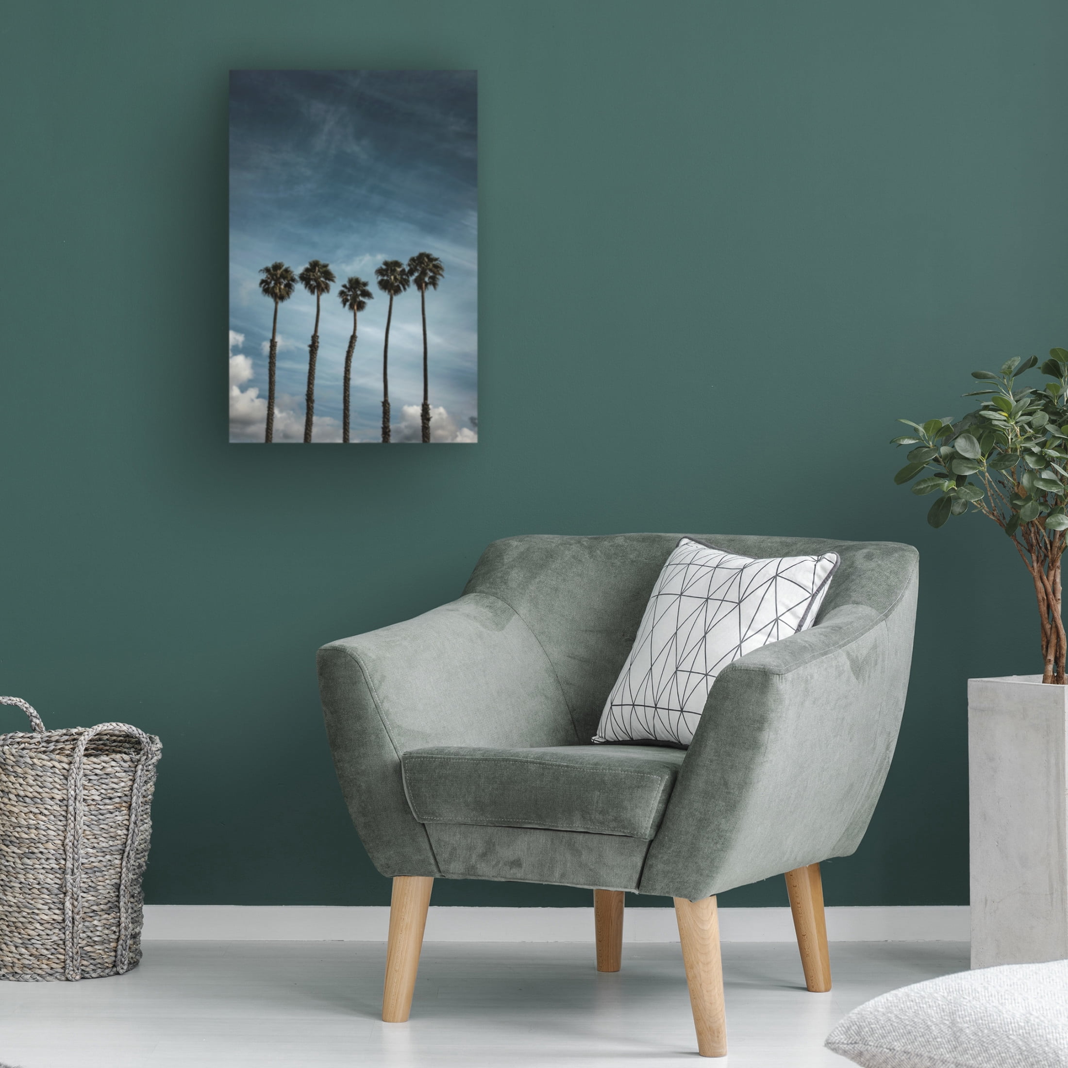 Trademark Fine Art Tim Mossholder Five Palms Canvas Wall Art