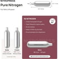 thumbnail image 2 of Hatfields London NitroPress Nitro Cold Brew Coffee Maker (Starter Kit with 40 Refills), 2 of 7
