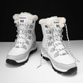 thumbnail image 3 of Botas cómodas con plataforma para mujer, botas de nieve cómodas para caminar y senderismo, 3 of 9