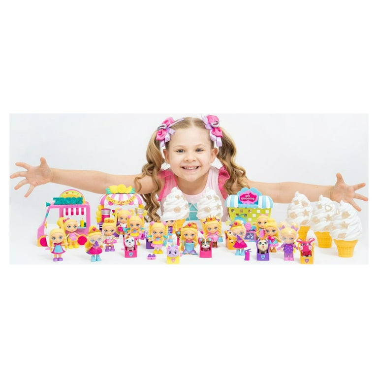 Love Diana 2 in 1 Pop Up Store, 6 inch Lemonade and Flower Stand