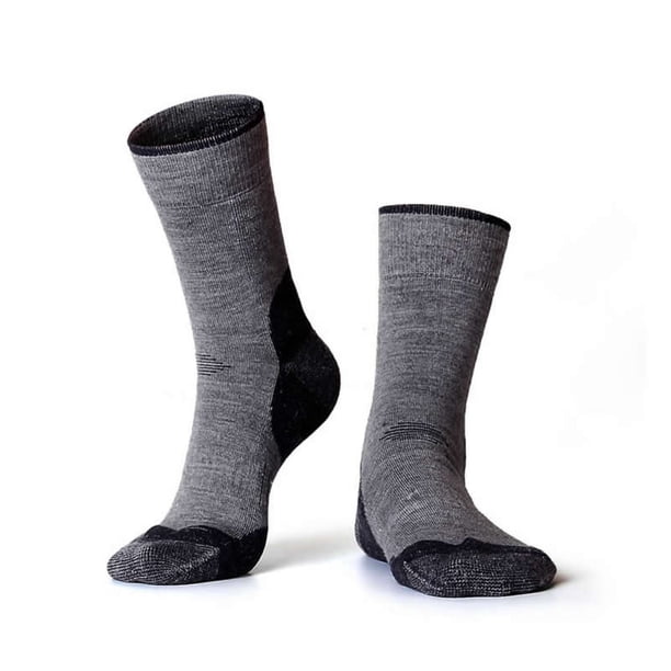 Outdoor Socks Men Women Thickened Winter Warm Merino Wool Cycling Hiking Ski SocksArmy green-L1 pair He Qiyong unisex