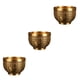 thumbnail image 4 of Matsuzay Brass Fu Bowl Folk Housewarming Gift Chinese Shui Feng  Bowl Traditional Type1 NO1, 4 of 6