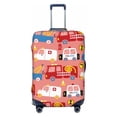 thumbnail image 2 of Goofa Cartoon with Traffic Elements Pattern Luggage Covers For Suitcase,Suitcase Cover Protector Fit 18-32 Inch Luggage-, 2 of 9