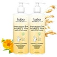 thumbnail image 2 of Babo Botanicals Babo Botanicals Moisturizing Baby Shampoo and Wash, Oatmilk Calendula, 2-Count , 16 oz., 2 of 7