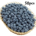 thumbnail image 2 of 50PCS Artificial Blueberry Lifelike Frosted Fake Blueberry Artificial Fruit, 2 of 8
