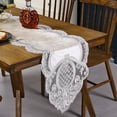 thumbnail image 1 of Mantel de terciopelo con flores, elegante y elegante, lavable, decoración de mesa, comedor, banquete de boda, decoración navideña de Halloween (1), 1 of 5