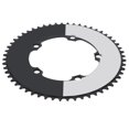 thumbnail image 3 of SPYMINNPOO Platos de Bicicleta, 130 Mm BCD 56T, Plato único Plegable, Juego de Bielas de Aleación de Aluminio, Plato de un Solo Disco, Accesorios para Bicicleta(26 * 26 * 9cm-En Blanco y Negro) Amonsee No, 3 of 6