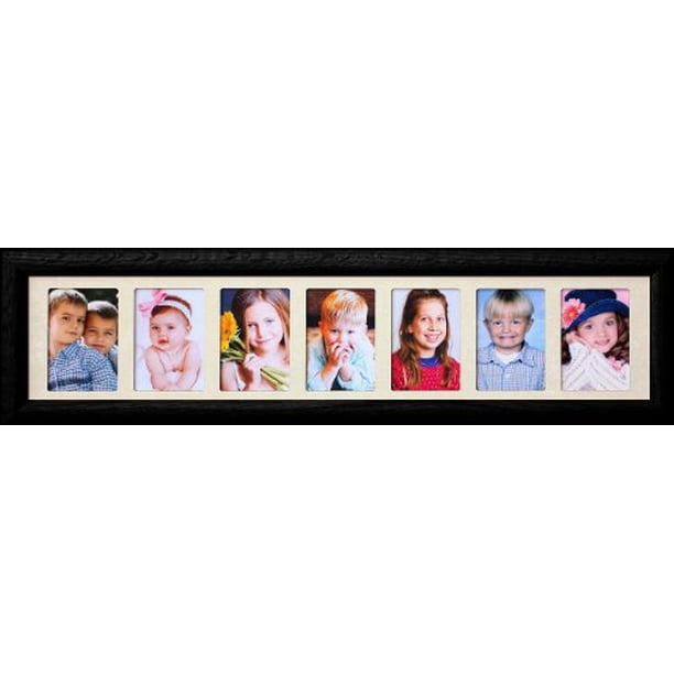 Multiple Opening Seven 2"X3" Wallet Photo Frame Holds Seven2X3