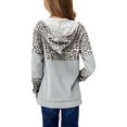 thumbnail image 2 of Sherrylily Kids Girls Fleece Pullover Hoodies Cute Leopard Printed Hooded Sweatshirts with Pockets 4-15 Years, 2 of 3