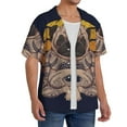 thumbnail image 2 of Kdxio Men'S Hawaiian Shirt For Men Short Sleeve Shirt Pug Dog Yoga Summer Casual Holiday Beach Button Down T-Shirts, 2 of 5