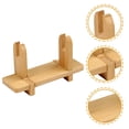 thumbnail image 3 of WHAMVOX 1Pack Japanese Fan Holder Stand Wooden for Home and Wedding Decor, 3 of 8