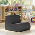 thumbnail image 5 of Jaxx Midtown Small Classroom Soft Foam Chair - Premium Vinyl Cover, Black, 5 of 7