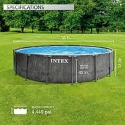 Intex Greywood Prism Frame 15'x48