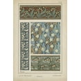 thumbnail image 2 of Vision Studio 17x24 White Modern Wood Framed Museum Art Print Titled - Nouveau Floral Design IV, 2 of 4