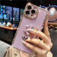 thumbnail image 2 of Bling 3D Crystal Holder stander Phone Case para iphone 14 Pro Max Plus + 11 13 Pro Max 12 Pro Cover Fivean unisex, 2 of 2