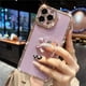 thumbnail image 2 of Bling 3D Crystal Holder stander Phone Case para iphone 14 Pro Max Plus + 11 13 Pro Max 12 Pro Cover Fivean unisex, 2 of 2