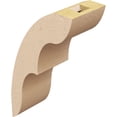 thumbnail image 5 of Ekena Millwork 3"W x 6"D x 10"H Ozark Rough Cedar Woodgrain TimberThane Knee Brace, Primed, 5 of 6
