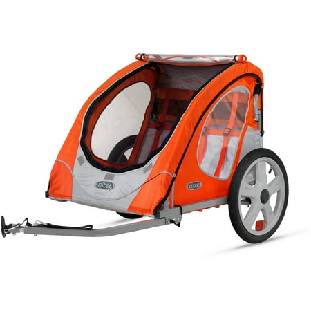 InStep Robin 2-Seater Bike Trailer, Orange (Best Bike Trailer For Kids)