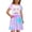 Purple, variant on WhouRiu Toddler Girl' Dresses Short Sleeve Cute Cat Print Summer Dresses for Children Soft Cozy A Line Relaxed Dress Purple,Size 4-5 Y