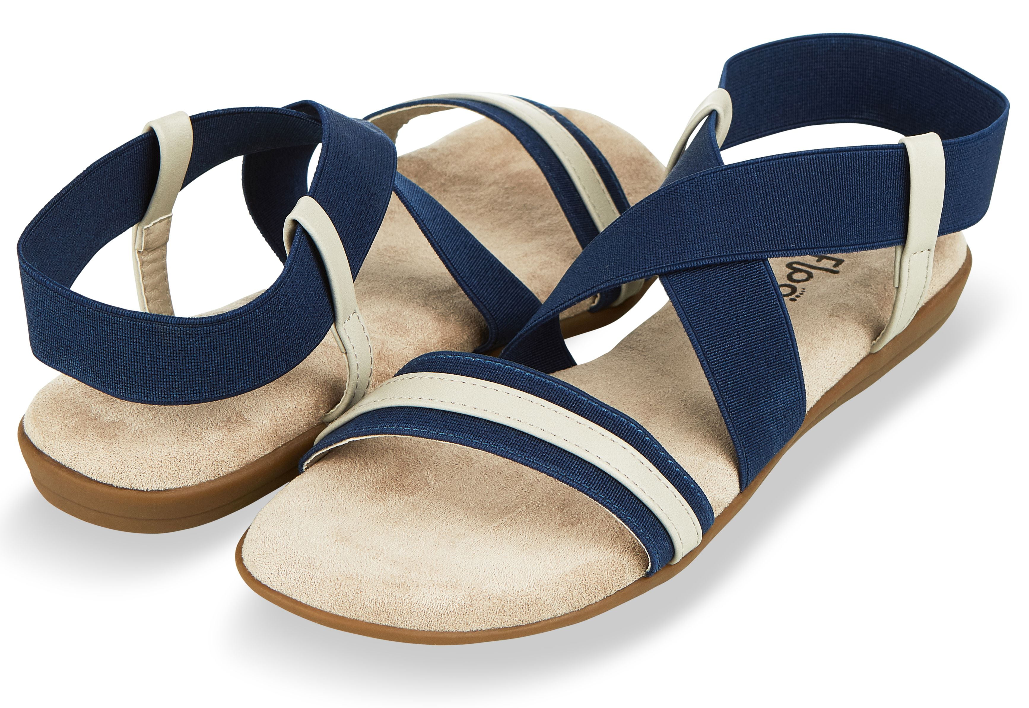 comfortable strappy flat sandals