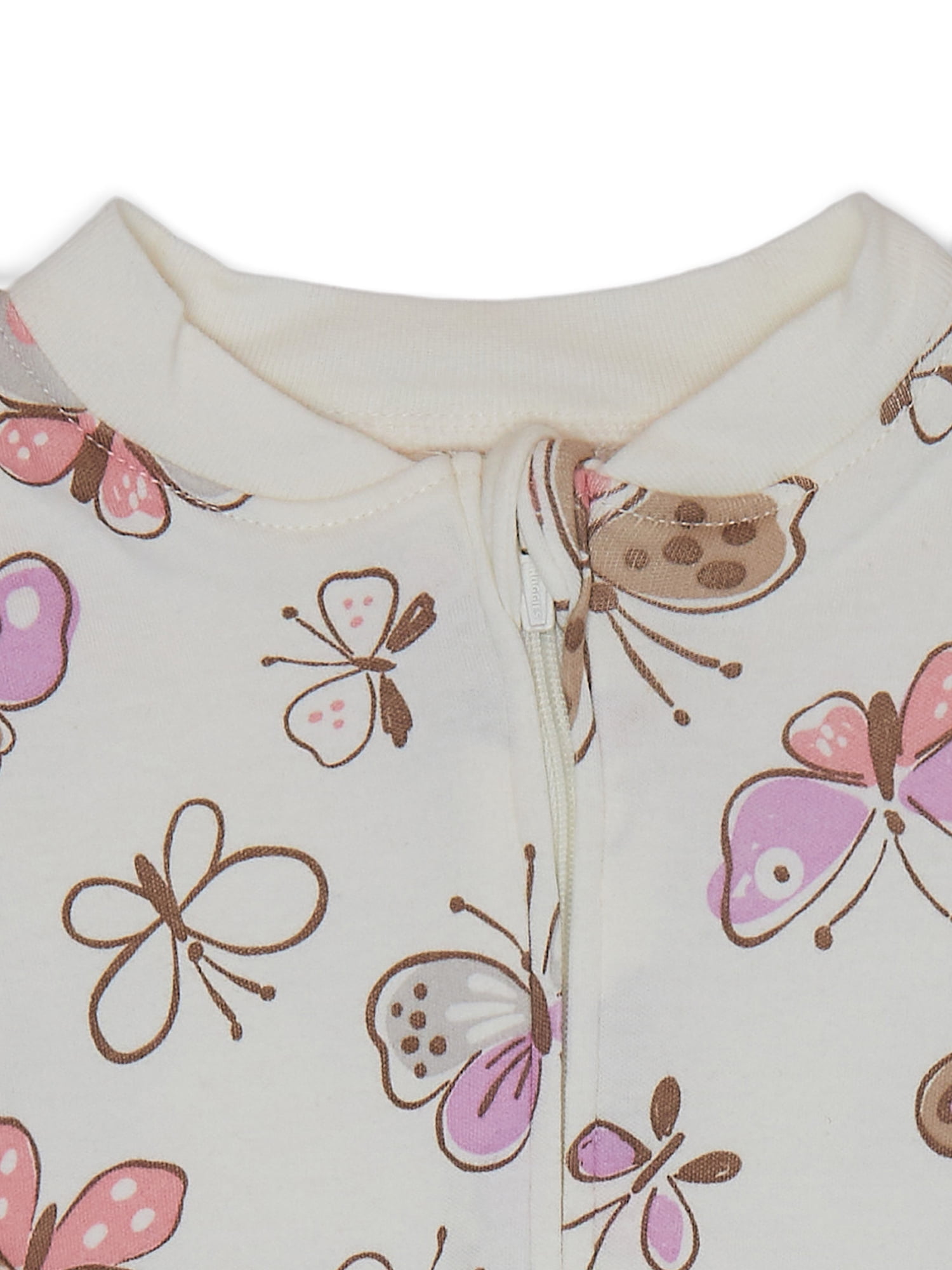 Huggies Baby Girl Butterfly Printed Organic Cotton Sleep and Play, Sizes NB-9M