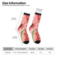 thumbnail image 2 of Balery Refreshing Watermelon Slices Calcetas Largas con Estampado para Hombre y Mujer – Suaves y Transpirables, Talla Única (US 5-11), 2 of 6