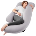 thumbnail image 1 of Almohada de Embarazo Sasttie 145x70 cm en Forma de U con Cooling Gris, 1 of 7