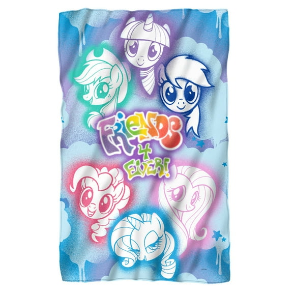 My Little Pony Blanket, Friends 4 Ever Fleece Blanket 36' x 58'