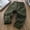 Green, variant on fnnxnal Little Boys' Cargo Pants 5T Green - Nylon Spandex Blend, Durable, Stretchy, Elastic Waist & Pockets, Ideal for Play & School
