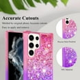 thumbnail image 6 of Comepatible with Samsung S23 Ultra Case Glitter Sparkle Gold, Luxury Phone Case for Samsung Galaxy S23 Ultra Case Silicone Shiny Bumper Protective Case Anti-Scratch Cover (Pink-Purple), 6 of 14