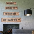 thumbnail image 2 of VIETNAM VET Vintage Plastic Street Sign veteran nam war pow 1960's | Indoor/Outdoor |  18" Wide, 2 of 4