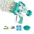 thumbnail image 1 of Bubble Machine 108 Hole Automatic Bubble Gun with Colorful Light Electric Bubble Blower for Kids Summer Outdoor Party Activity Birthday Gift, 1 of 4