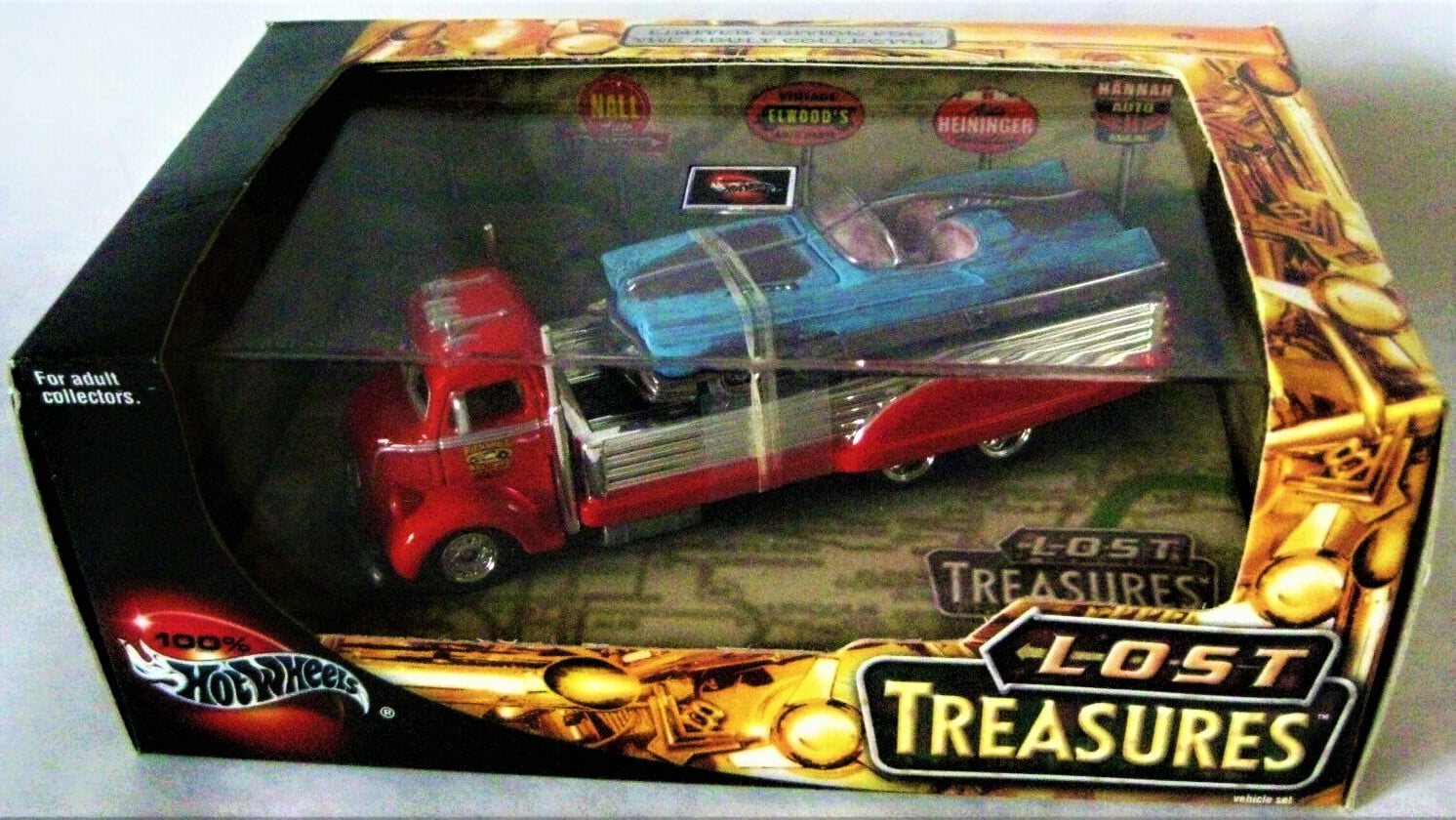 Hot Wheels 100 Limited Edition Lost Treasures Vehicle Set 2001 Mattel