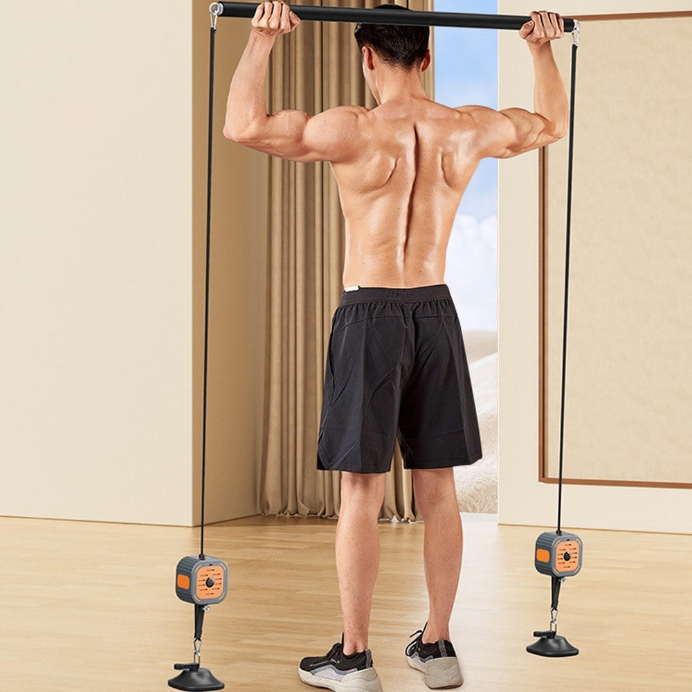Adjustable Resistance Band Fitness Pump 3-17kg Home Exercise Equipment