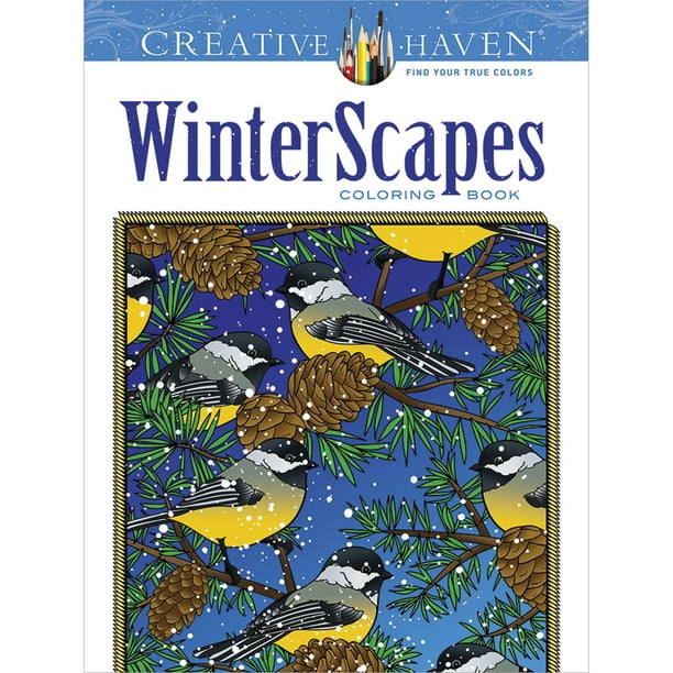 Dover Publications-Creative Haven, Paysages Hivernaux