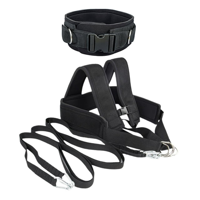 Correas de tracción para trineo, equipo de entrenamiento de fuerza para , accesorio de entrenamiento Correa de hombro de cintura