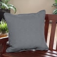 thumbnail image 4 of Better Homes & Gardens 20" x 20" Grey Polyester Outdoor Throw Pillow (1 Piece), 4 of 8