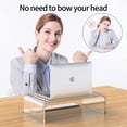 thumbnail image 3 of Soporte de monitor Beimu acrílico blanco para iMac MacBook, 3 of 7