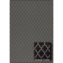 Milliken Imagine Area Rug ESSEX Essex Manor Black Crosshatch Diamond 2' 1" x 7' 8" Rectangle