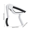 thumbnail image 2 of Capo, Portable Metal Durable Guitar Capo, For Folk Guitar Below 41inchs, 2 of 3